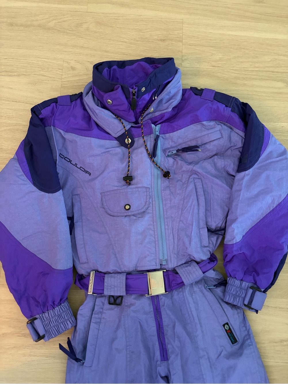 Vintage Couloir ski suit - purple